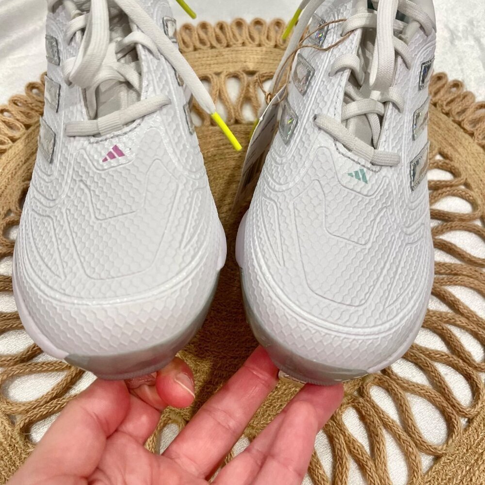 NWT Adidas Adizero PureHustle 3 Sis Bates Softball Cleats White Silver Size 6 - Picture 6 of 11